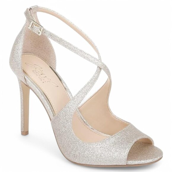 Jewel Badgley Mischka Jonna Evening Sandals - Picture 1 of 5